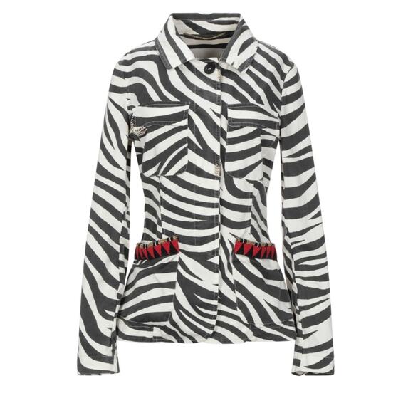 Bazar Deluxe Jackets & Blazers - Bazar Deluxe,  Zebra Print Blazer, NWT, Size 40
